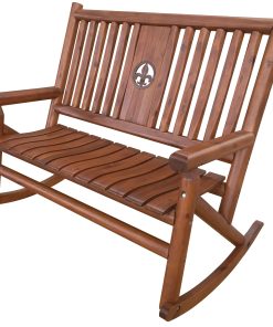 Amber-Log Fleur-de-lis Medallion Double Rocker - For Pickup ONLY (Excluding Wholesale Orders)