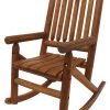 Amber-Log Porch Rocker
