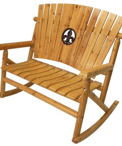 Aspen Fleur-de-lis Medallion Double Rocker