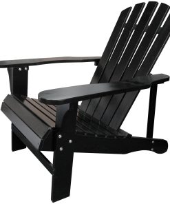 Black Adirondack Chair