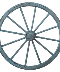Blue Wash Wagon Wheel - 30