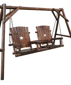 Char-Log Double Swing with Tray - For Pickup ONLY (Excluding Wholesale Orders)