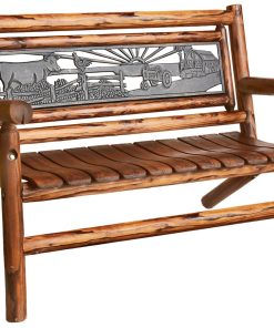 Char-Log Farm Scene Bench