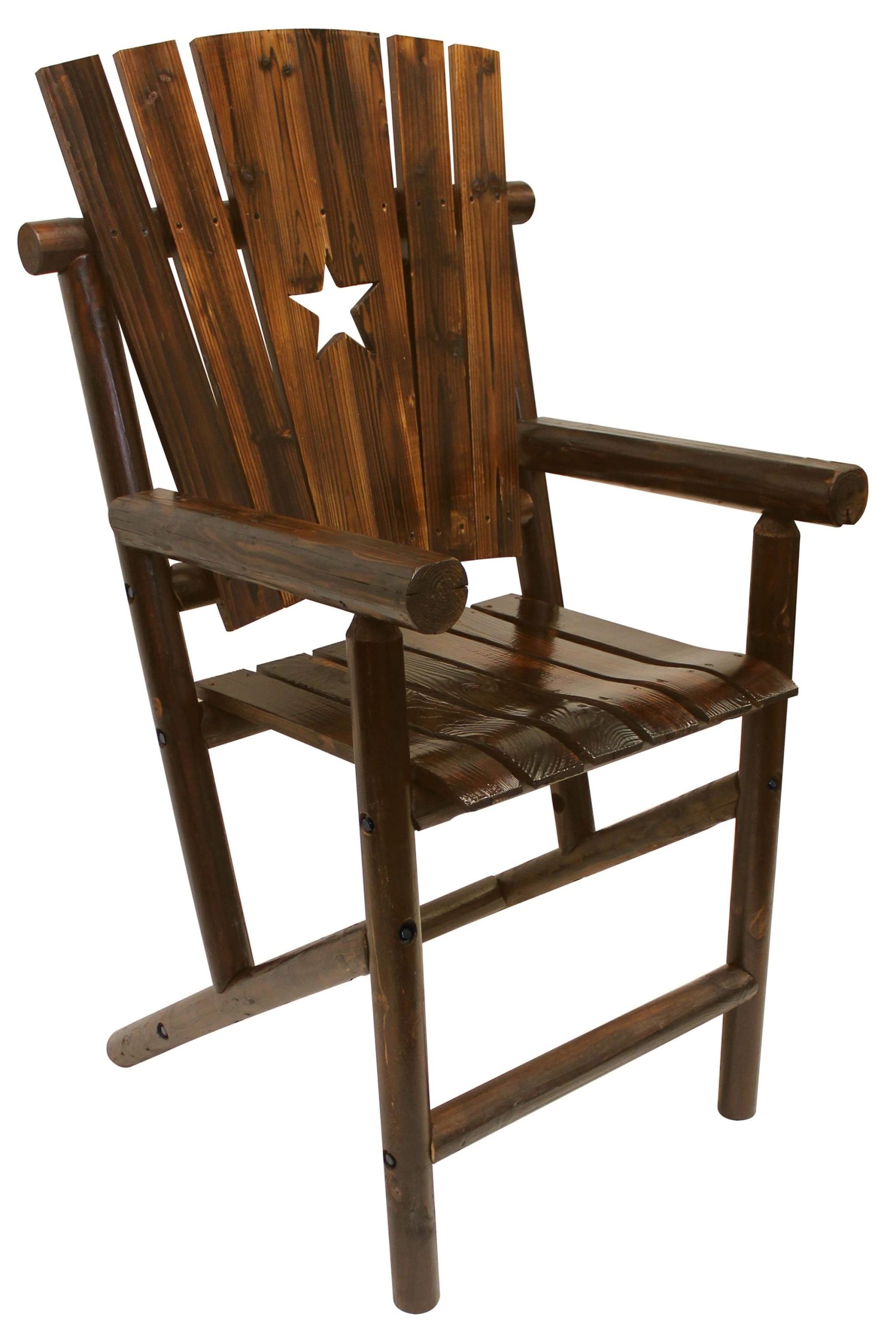 Char-Log Star Bar Arm Chair