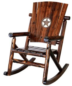 Char-Log Star Medallion Rocker