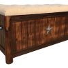 Char-log Storage Ottoman