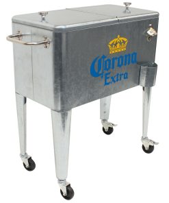 Corona Extra® Galvanized Retro Cooler – 60 Qt.