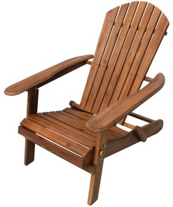 Natural Folding Adirondack Chair