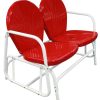 Retro Double Glider Red & White