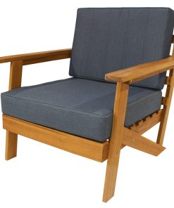 Rustic Sofa Armchair with Cushions