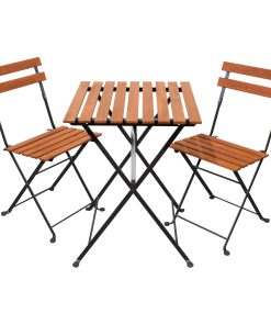 Sequoia Slatted Bistro Set