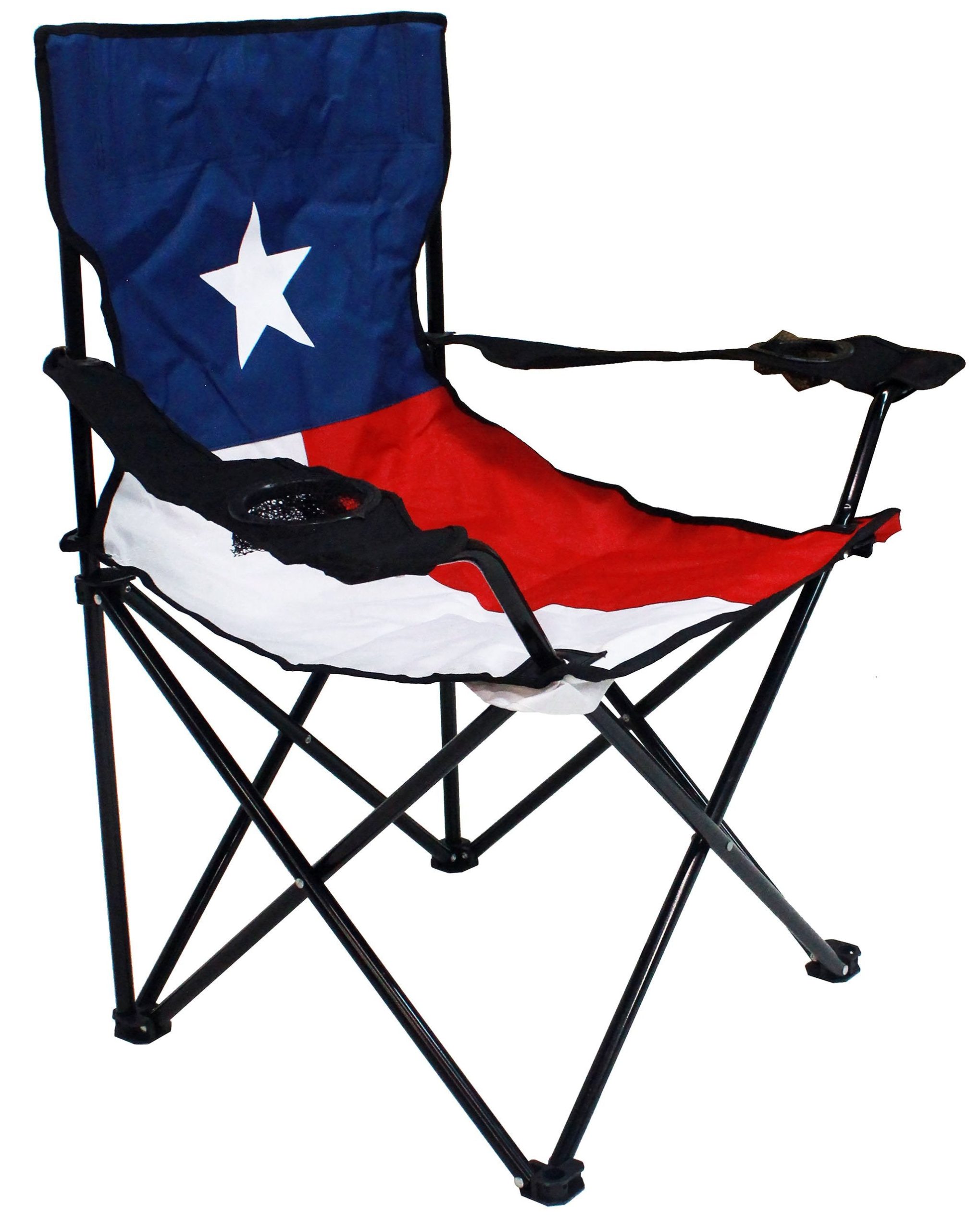 Texas Flag Folding Lawn Chair