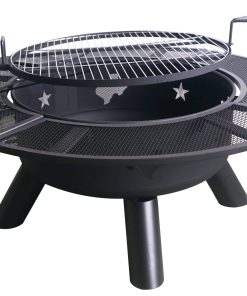 Texas Map Fire Pit with Grates - For Pickup ONLY (Excluding Wholesale Orders)