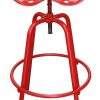 Tractor Seat Swivel Stool - Red