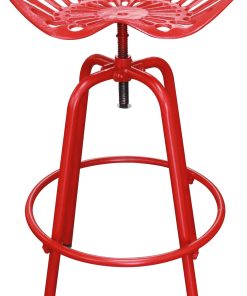 Tractor Seat Swivel Stool - Red