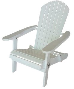 White Folding Adirondack Chair